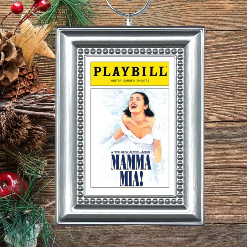 Mamma Mia Abba‎ Broadway Musical Playbill Christmas Tree Ornament